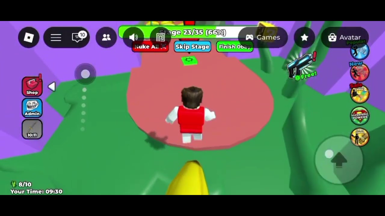 Parkour in the jungle all bosses 