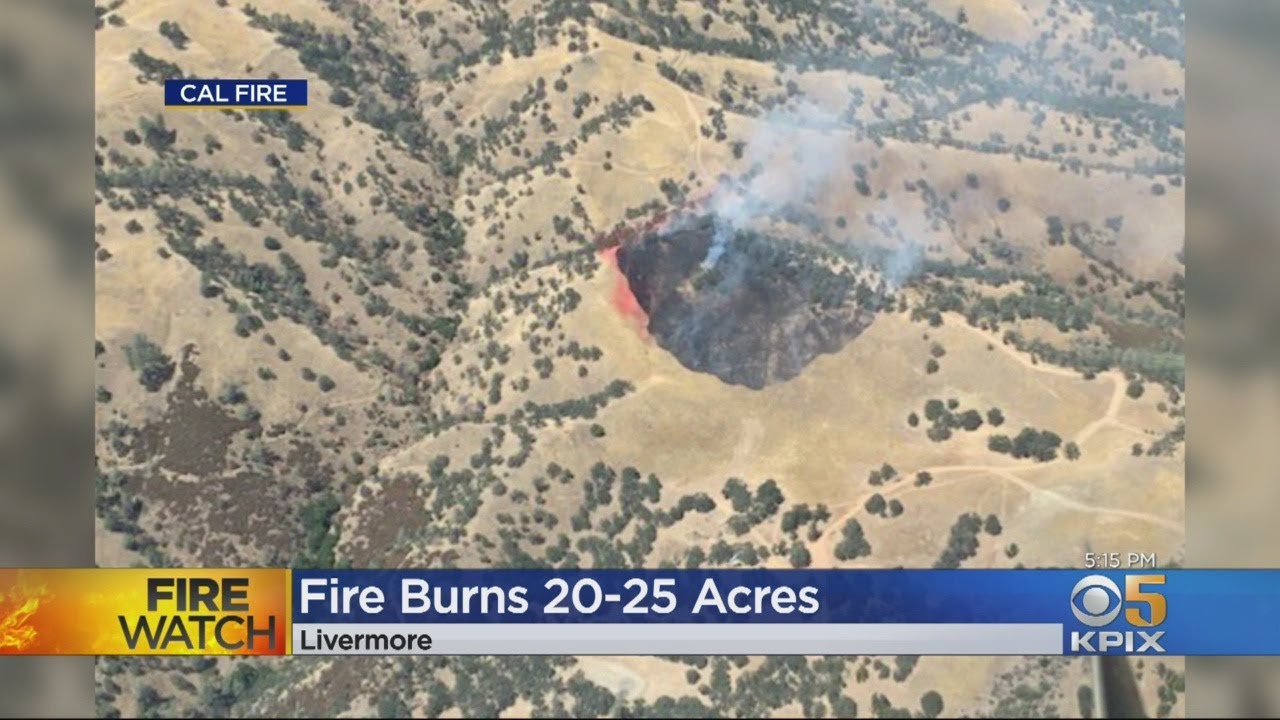 Grass Fire Moving Quickly Uphill In Livermore Burns Nearly 25 Acres YouTube