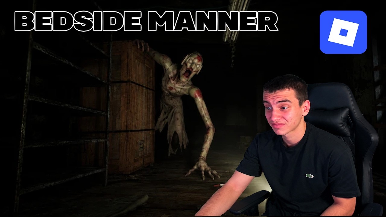 Bedside Manner gameplay video: Playing new roblox horror game (bedside manner) with shaheer
