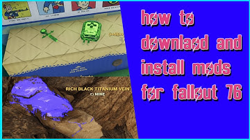 How to install mods on fallout 76 | fallout 76 | tips tricks glitches and exploits | Full tutorial |