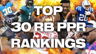 Top 30 Running Backs 2023 PPR Rankings