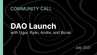 DAO Launch