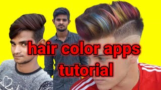 hair color app. hair colour changer tips.hair colour tutorial.hair color screenshot 5