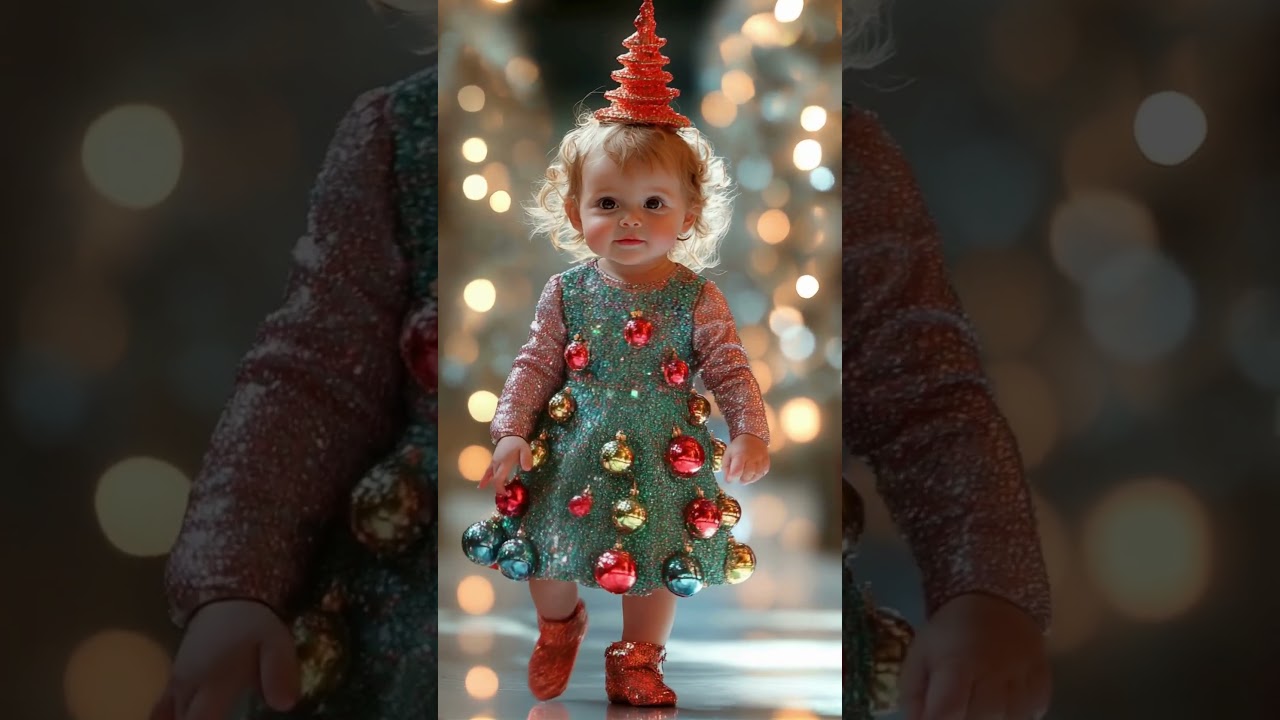 Cute Baby Fashion Showdown Christmas Outfits