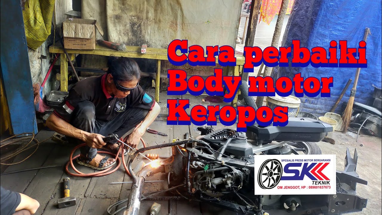 cara memperbaiki body keropos