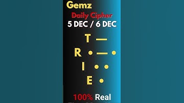 Gemz Daily Cipher Morse Code 5 DEC & 6 DEC 2024 | Unlock Today’s Code & Rewards!