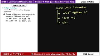 In case of inter-state sales of goods or services, if GST rate is 18%, then :