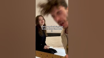 Thumbnail of Her reaction says it all #guitar #guitarguitar #guitarist #rock #guitarcover