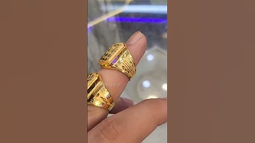 Thumbnail of Gold Ring for Men designs #shorts #youtubeshorts #jewellery