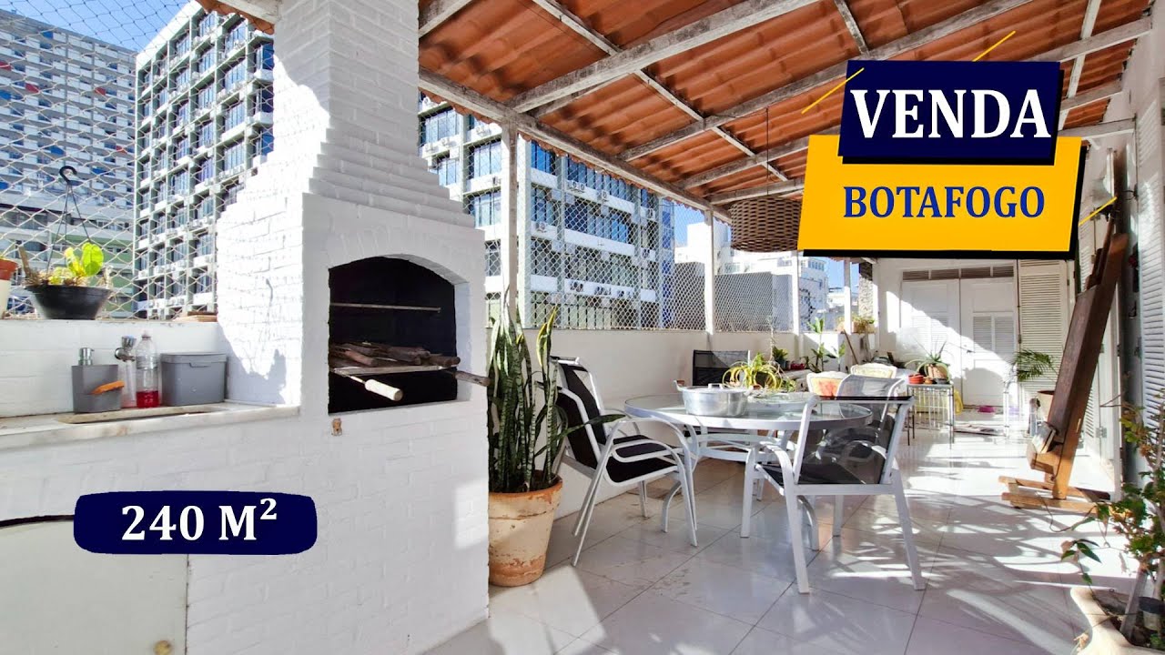 BOTAFOGO RUA DONA MARIANA EXCLUSIVA COBERTURA LINEAR PANORÂMICA 240M² LINDA VISTA CRISTO 4 QUARTOS