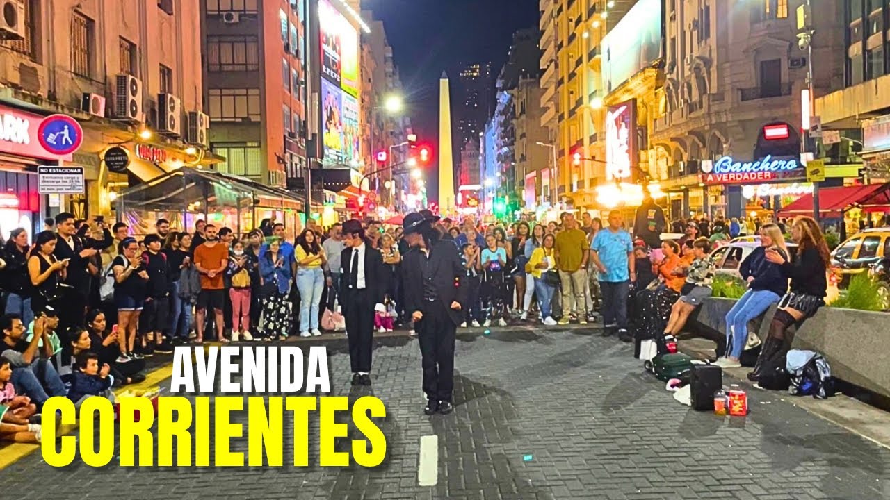 Buenos Aires Nightlife | This street at night is amazing - Walking Tour