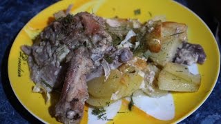 Жаркое из кролика с картошкой Жаркое из кролика с картошкой