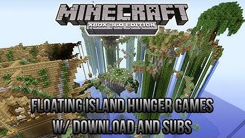 Minecraft Xbox 360: Floating Island Hunger Games Map - Download!