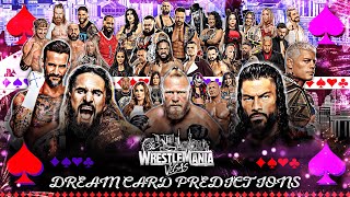 WWE Wrestlemania Vegas 42 Dream Card Predictions V3