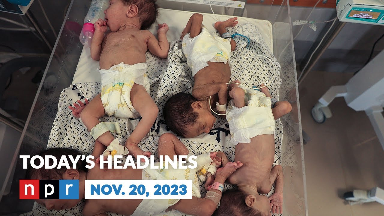 Premature Babies From Gaza Arrive In Egypt | NPR News Now