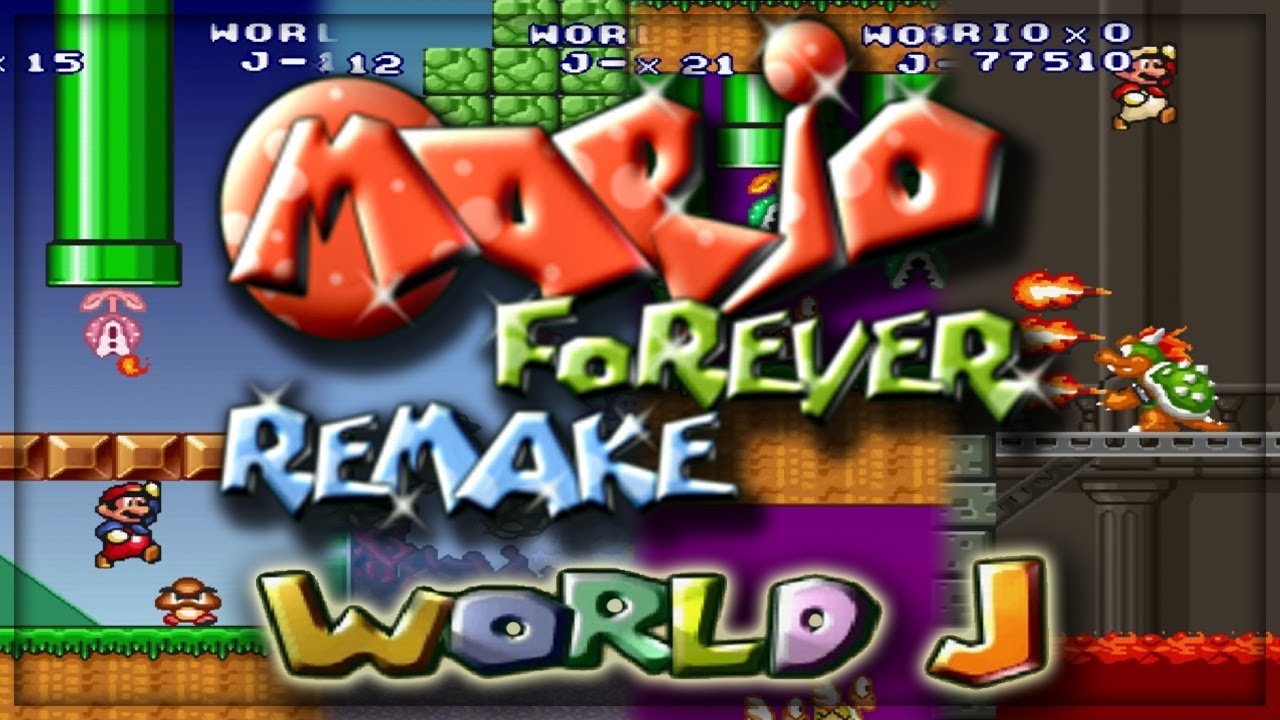 Mario Forever Letter Worlds Series | World J | WALKTHROUGH|1080p60