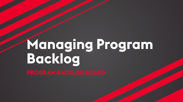 Managing Program Backlog - piplanning app (Lesson #10)