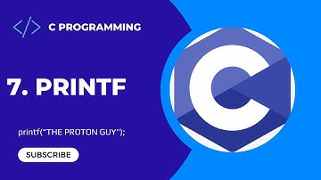 7. Printf Function | C Programming For Beginners