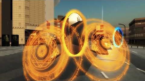 Portal using hand gesture | LeapMotion and Unity3D