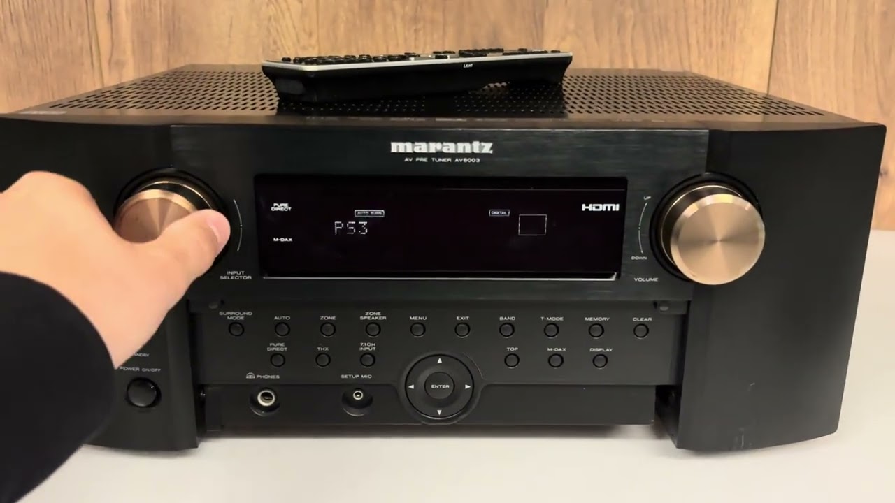 Marantz AV8003 Av Pre Amplifier - YouTube