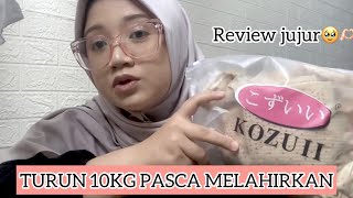 TURUN BERAT BADAN PASCA MELAHIRKAN SAMPE 10KG BERKAT BENDA INI!!!! (KOZUII SLIMMING SUIT REVIEW)