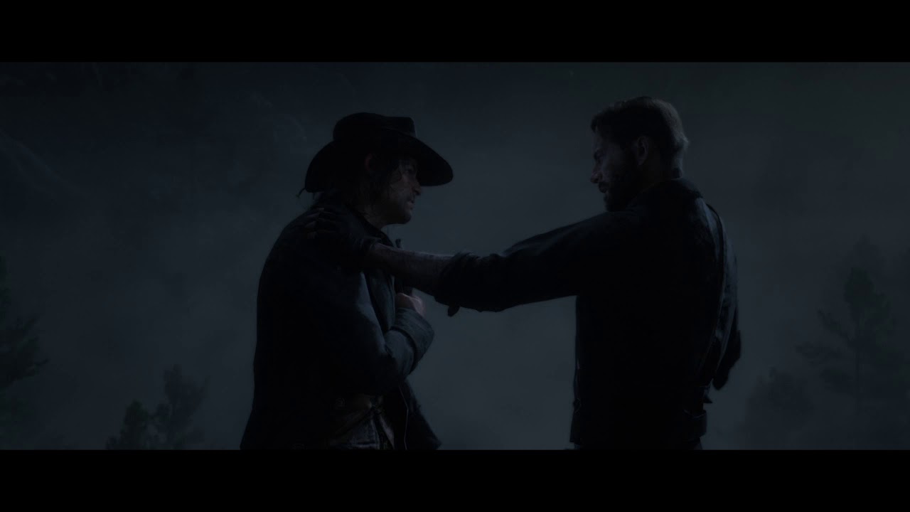 Red Dead Redemption 2 Arthurs good bye to john marston - YouTube