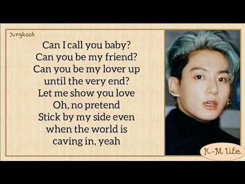 BTS - Jungkook 'At My Worst' (Pink Sweat$) [Easy Lyrics]