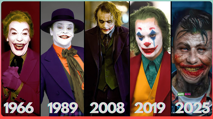 The Evolution of the Joker: 1966 to The Batman
