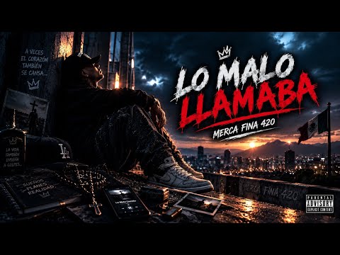 🖤❌ LO MALO LLAMABA | MERCA FINA 420 | RAP SAD MEXICANO 2026❌🖤