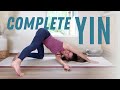 75 minute complete yin yoga class with background music  devi daly yoga