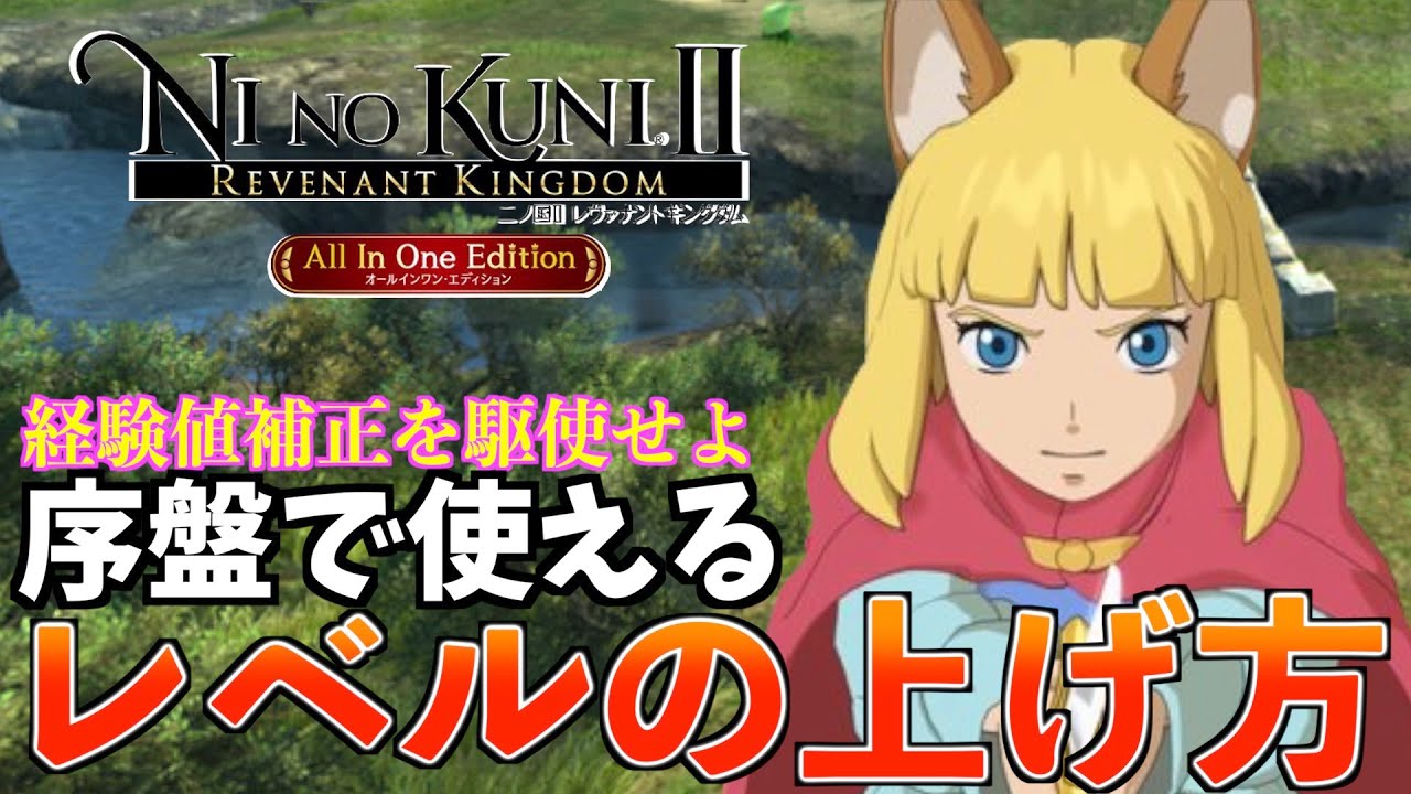 二ノ国スイッチ 序盤のレベル上げの極意 二ノ国 レヴァナントキングダム Youtube