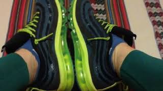 Nike Air Max And Puma Ankle Blue Socks 2