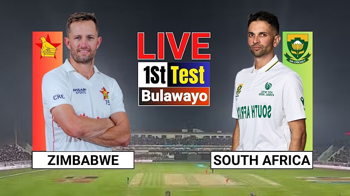 Live : South Africa vs Zimbabwe |1st Test Match Day 2 | SA VS ZIM | Live Score & Commentary