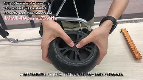 Folding Grocery cart Video Instruction