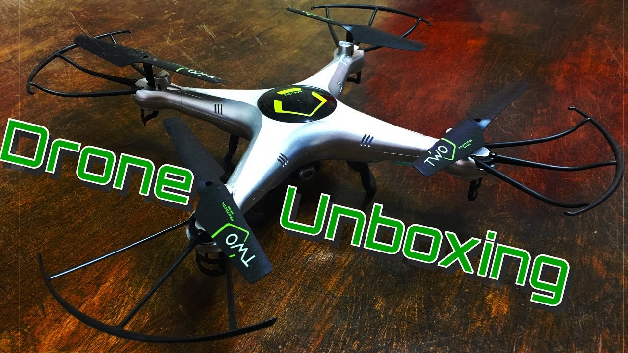 Unboxing My First Drone (Protocol Dronium Two AP) - YouTube