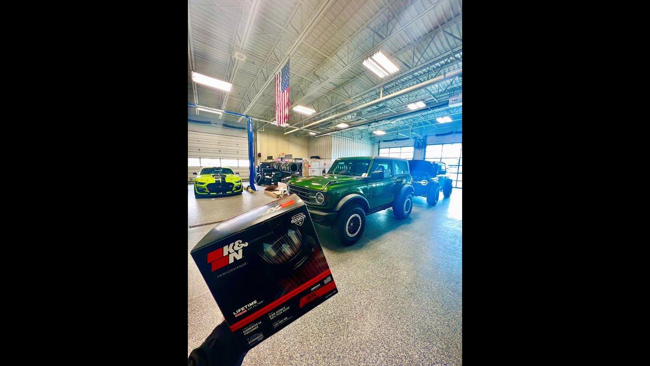 2021 2022 Ford Bronco K&N Air Filter Install #shorts #bronco - YouTube