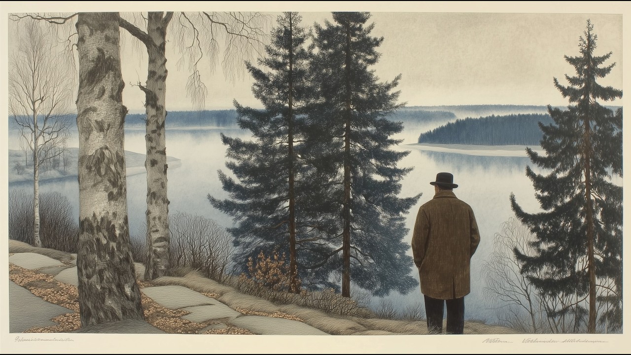 Visual Poems | Nordic Solitude Lithograph