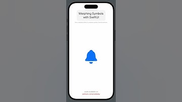Morphing Symbols with SwiftUI", summary: "Use a metaball effect to animate symbol transformations.