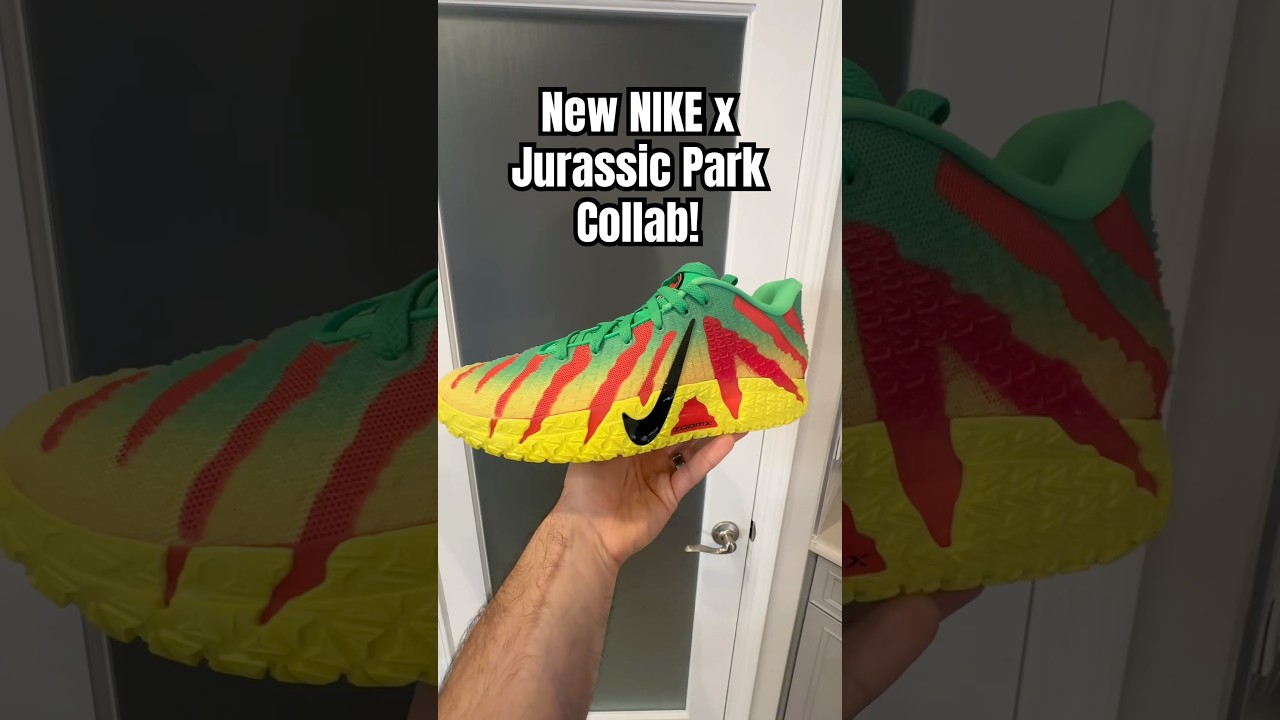 These new Nike x Jurassic Park sneakers are insane!! 🔥👟🦖 #nike