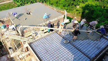 200m² betonplaat storten | Bouwen voor de lol