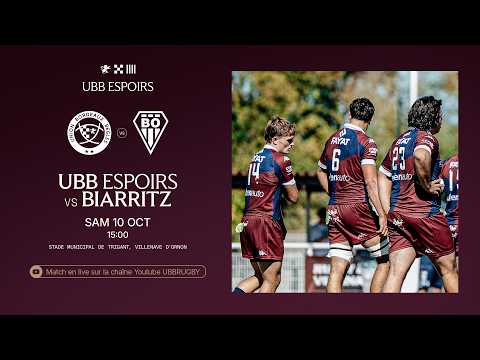 Aperçu de la vidéo « Espoirs : UBB - Biarritz Olympique (J4) 2026-2027 »