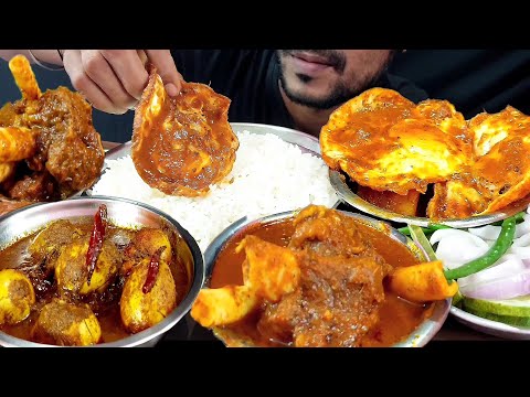 Eating Show Mutton Curry Egg Curry Challange Indian Food Asmr Mutton Cuuy Eating Mukbang Spicy Mutto