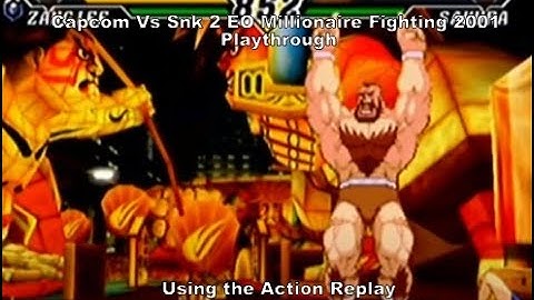 Capcom vs Snk 2 EO Millionaire Fighting 2001 Zangief Playthrough using the AR for GC :D #Nintendo