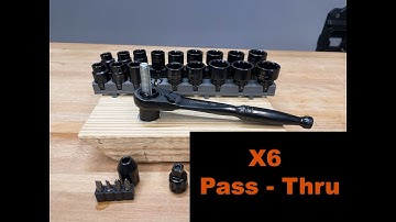 24-39 | Crescent 25 Piece 3/8" Drive Pass-Thru X6 Standard Spline Mechanics Tool Set - CX6PT25