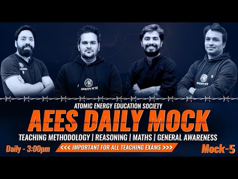 AEES Marathon MOCK TEST -5 | CDP, REASONING, MATHS, G.A | AEES 2022 | ADHYAYAN MANTRA |