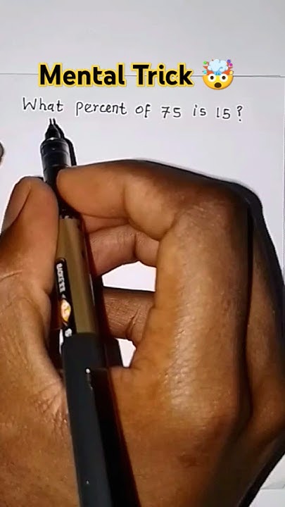 What Percent Of 75 Is 15 shorts YouTube what-percent-of-75-is-15-shorts-youtube