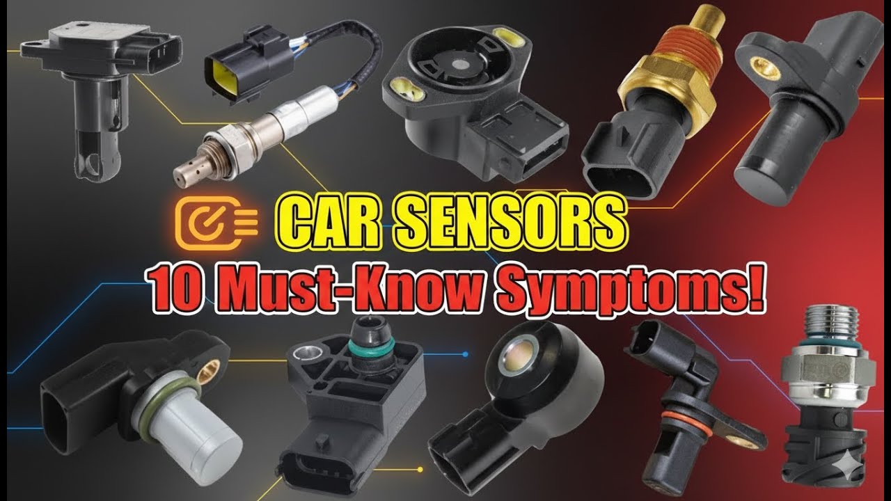 10 Most Important Car Sensors and Symptoms You Must Know || - YouTube