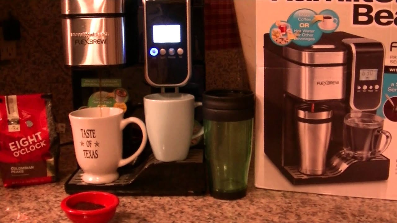 Hamilton Beach Flex Brew Single Serve Plus Deluxe Coffee MAKER