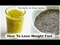 How To Lose Weight Fast With Turmeric & Chia Seeds - 5 kg - Golden Milk Chia Pudding - Turmeric Milk