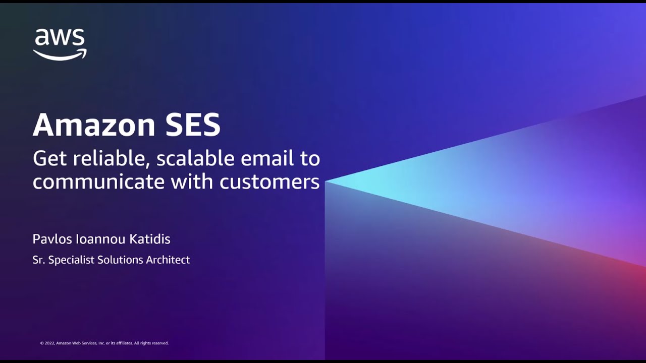 How to send an email –  Web Services (AWS)